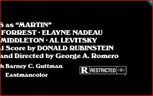 Martin 1977 Vampire Horror Film - Restored 27.2" x 41" US One Sheet, изображение 5