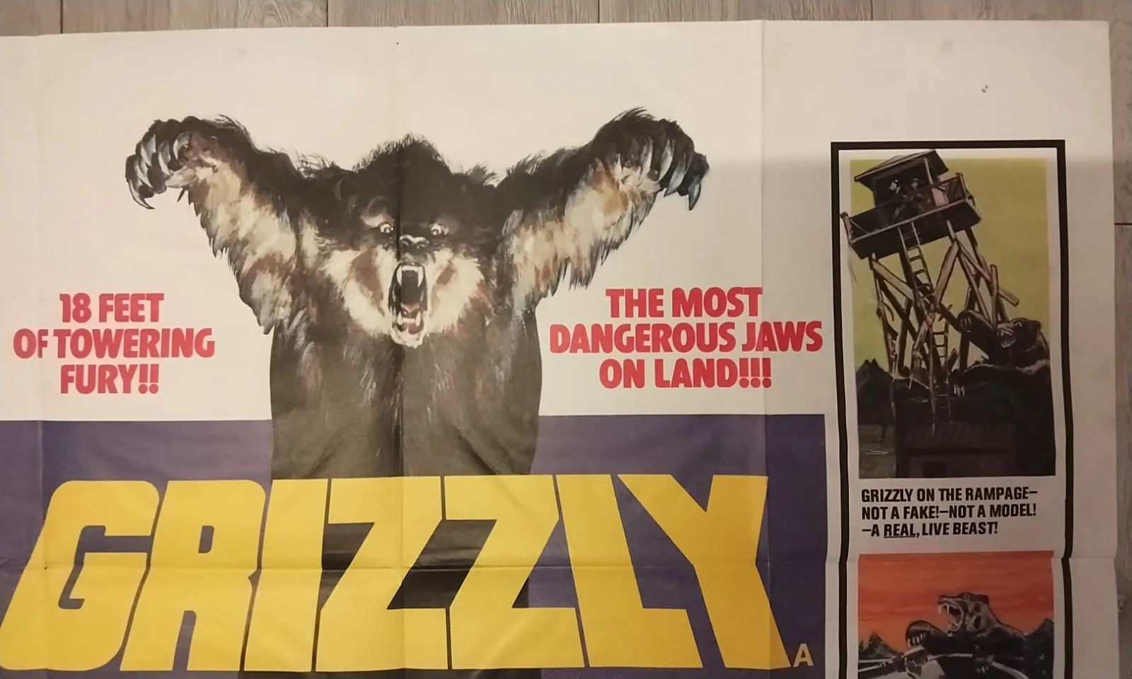 GRIZZLY, QUAD POSTER, 1976,, image 3