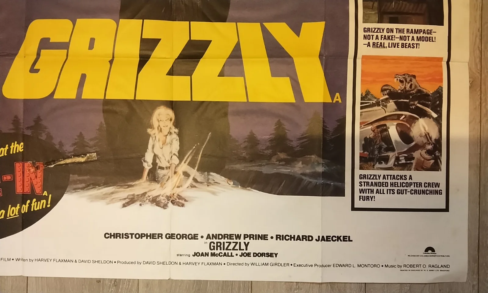 GRIZZLY, QUAD POSTER, 1976,, image 4