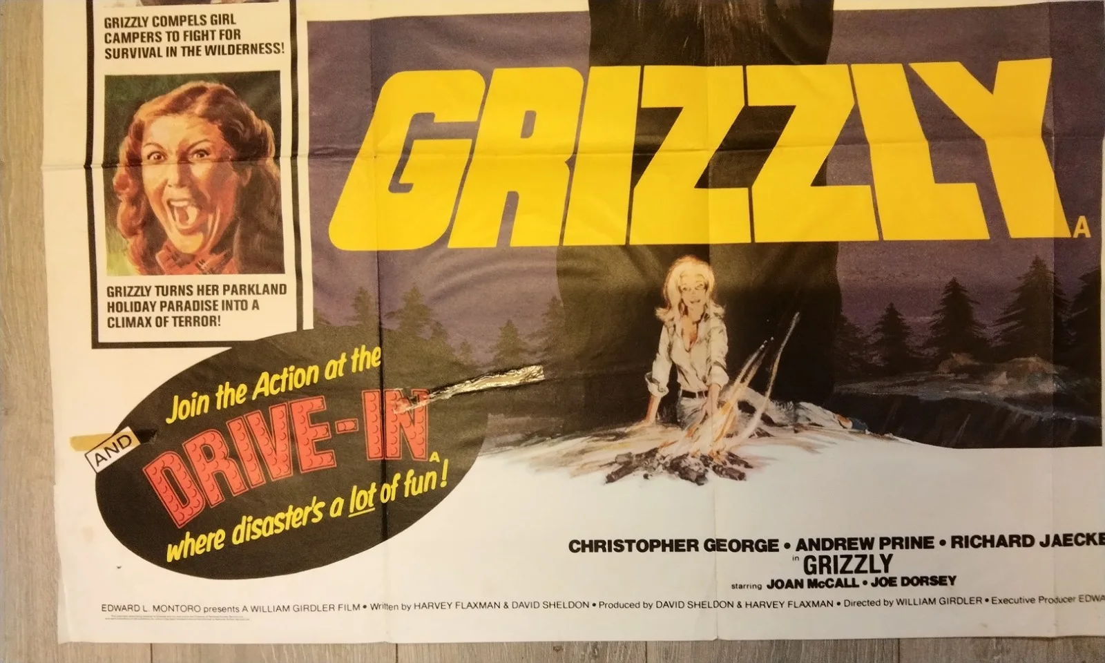 GRIZZLY, QUAD POSTER, 1976,, image 5