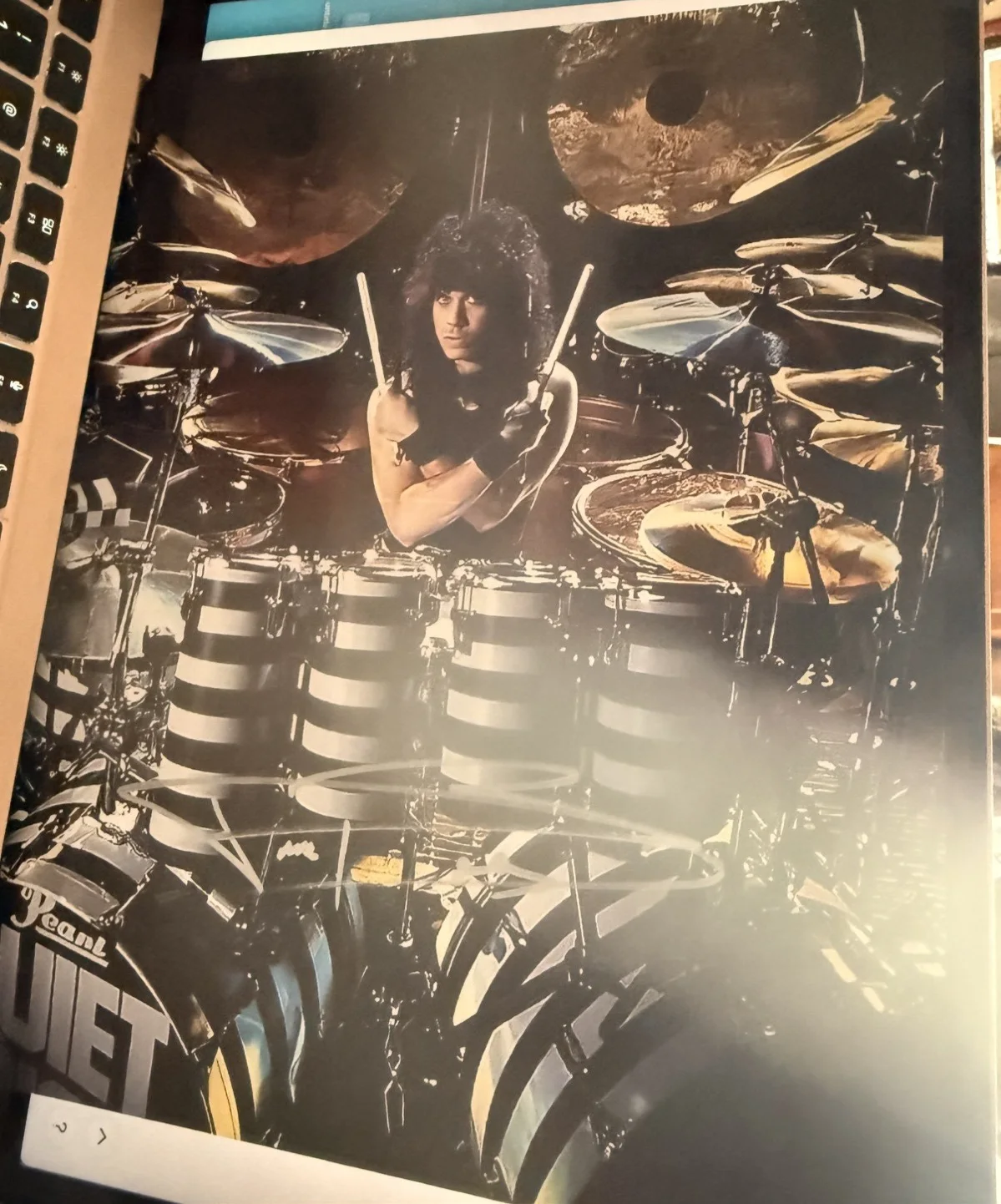 NICE FRANKIE BANALI RIP QUIET RIOT DRUMMER SIGNED COA, image 3