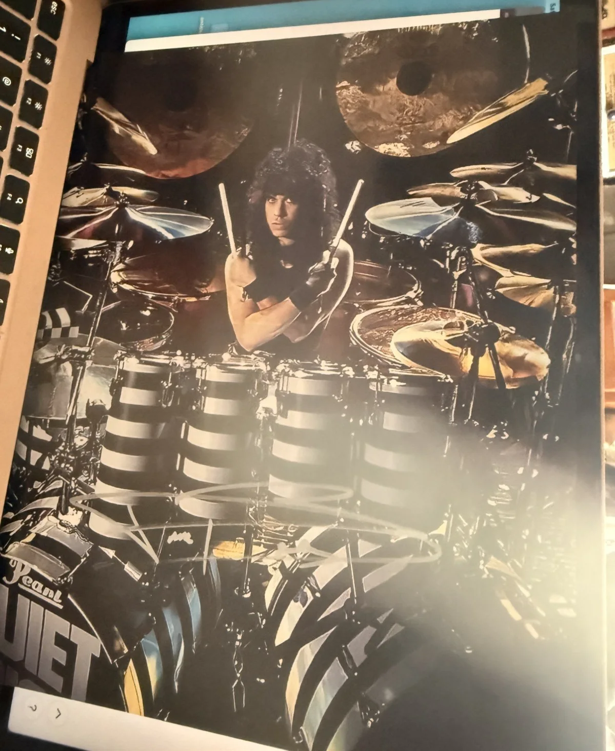 NICE FRANKIE BANALI RIP QUIET RIOT DRUMMER SIGNED COA, image 4