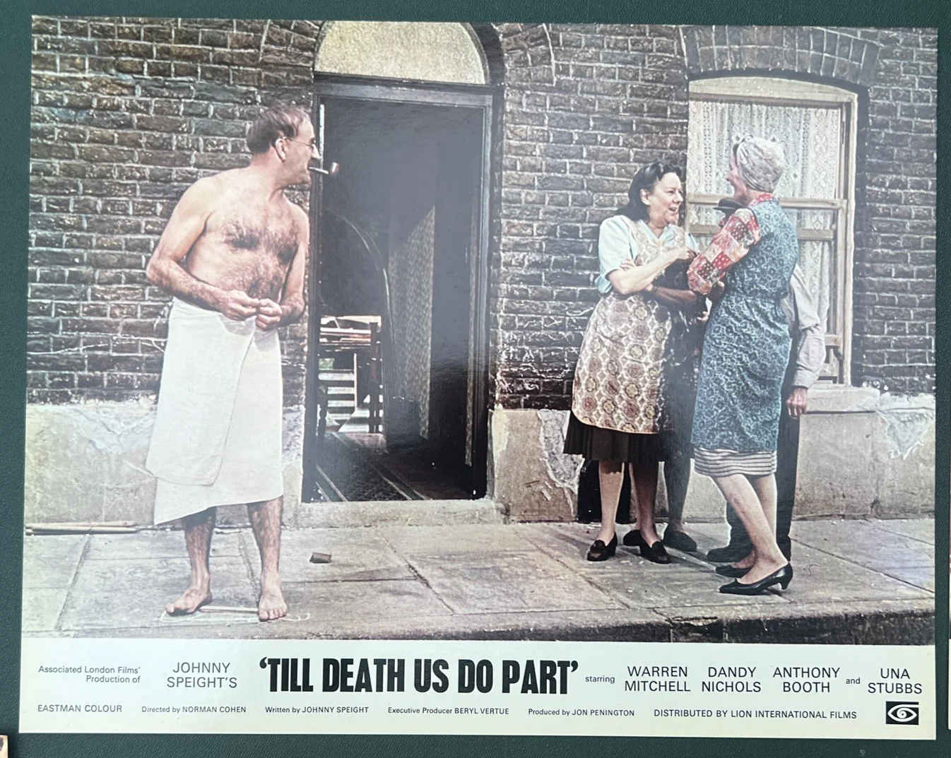 Till Death us do part film original Lobby Card full set of 8 Warren Mitchell, изображение 5