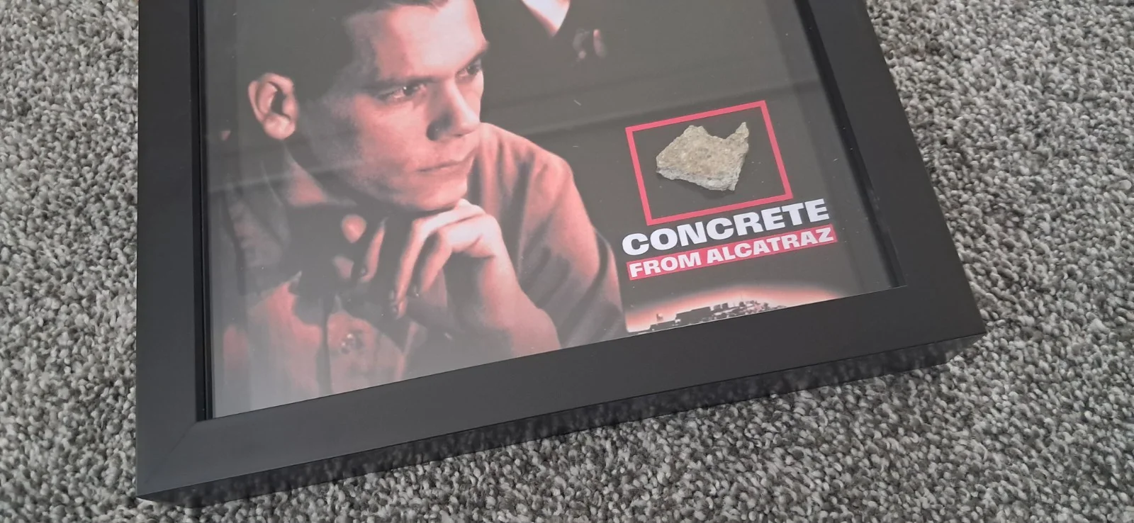 Murder in the First (1995) - Concrete from Alcatraz - Location Prop - A4 Display, image 3