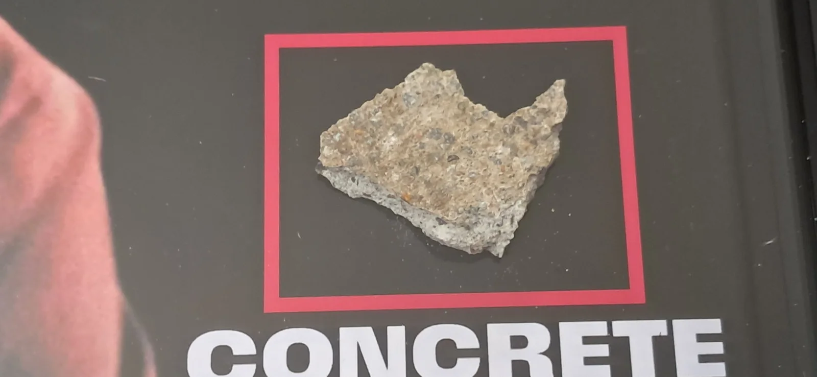 Murder in the First (1995) - Concrete from Alcatraz - Location Prop - A4 Display, image 4