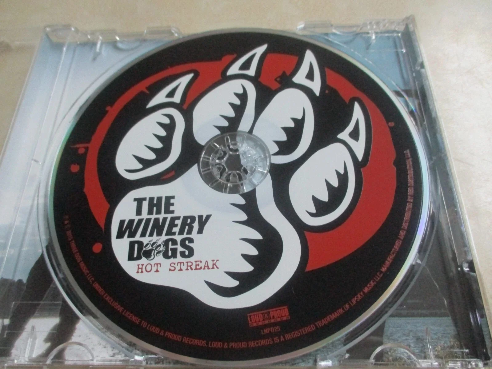THE WINERY DOGS AUTHENTIC AUTOGRAPHED/SIGNED HOT STREAK CD--MIKE PORTNOY + 2, image 3