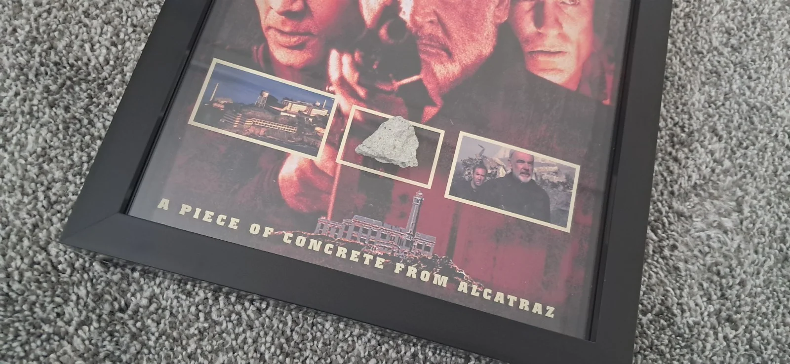 The Rock (1996) - Concrete from Alcatraz - Location Prop - A4 Display, image 3