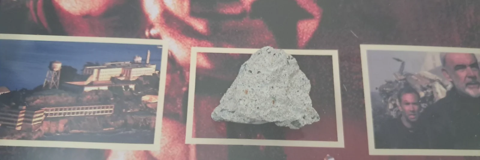 The Rock (1996) - Concrete from Alcatraz - Location Prop - A4 Display, image 4