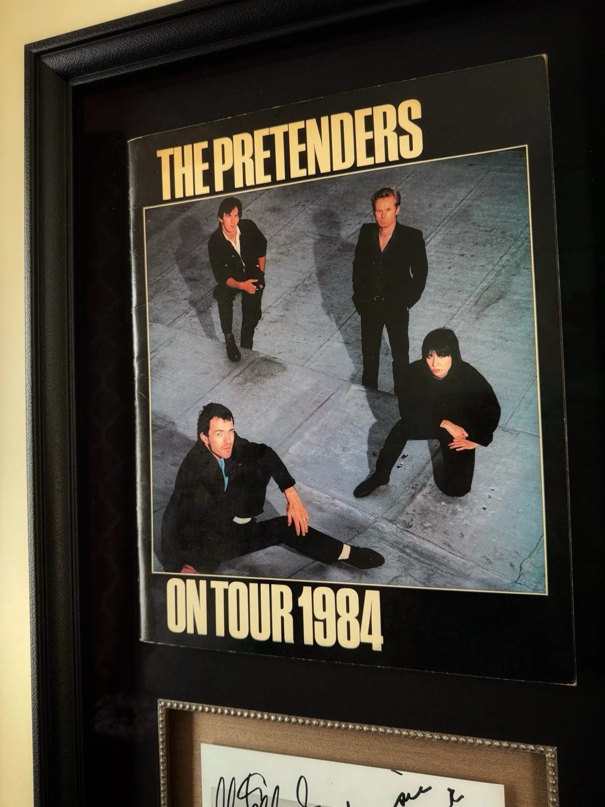 Chrissie Hynde & Martin Chambers Of The Pretenders Signed Photo, Program & Pass, изображение 4