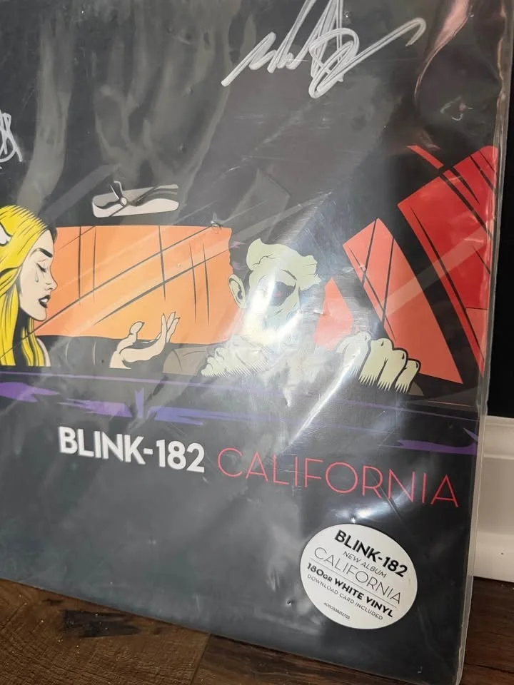 SIGNED Blink-182 California Album Vinyl - BRAND NEW, изображение 4