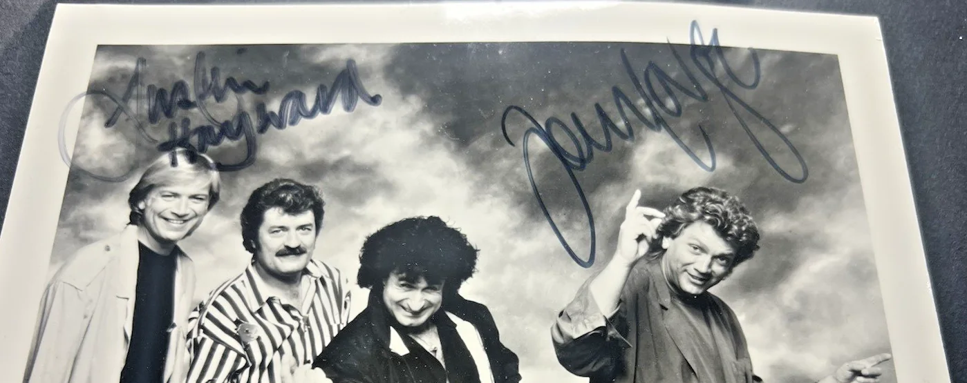 SIGNED Moody Blues 8x10 Promo Glossy Photo 1988 - Hayward, Lodge, Edge, Thomas, изображение 3