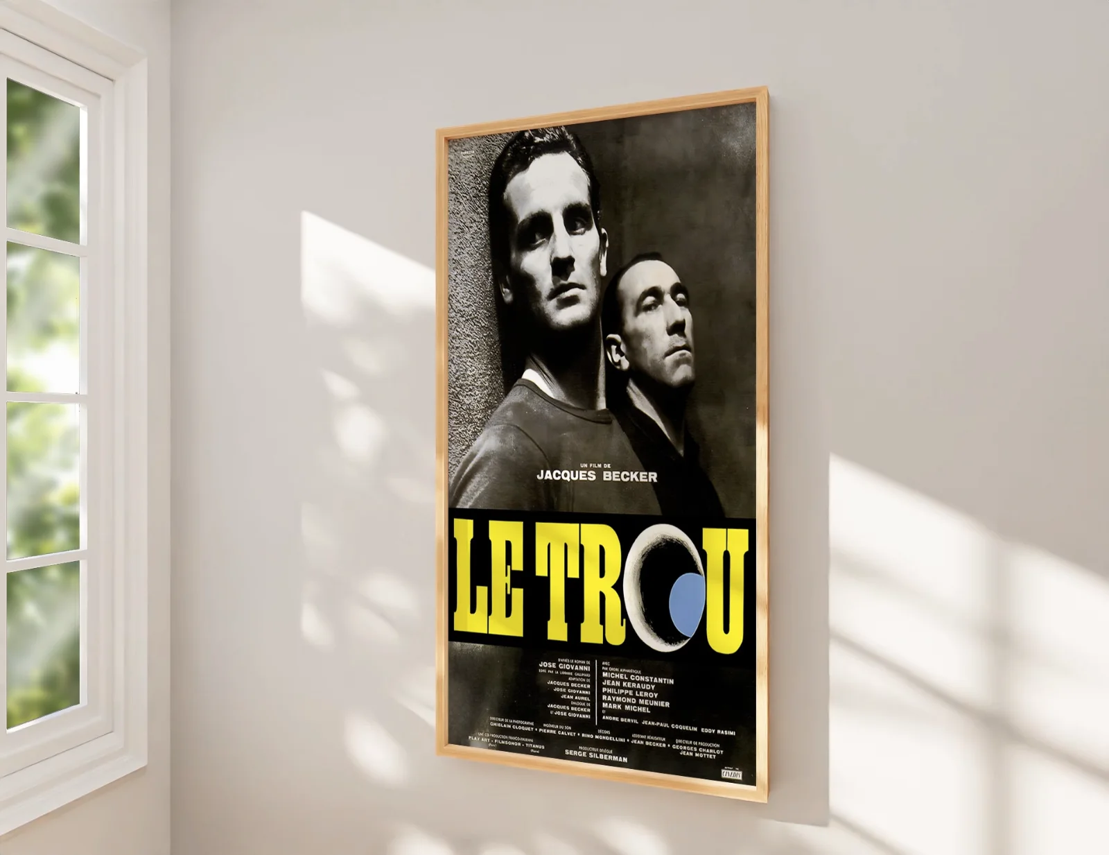 Le Trou 1960 Crime Thriller - Restored 27.2" x 41" US One Sheet, изображение 2