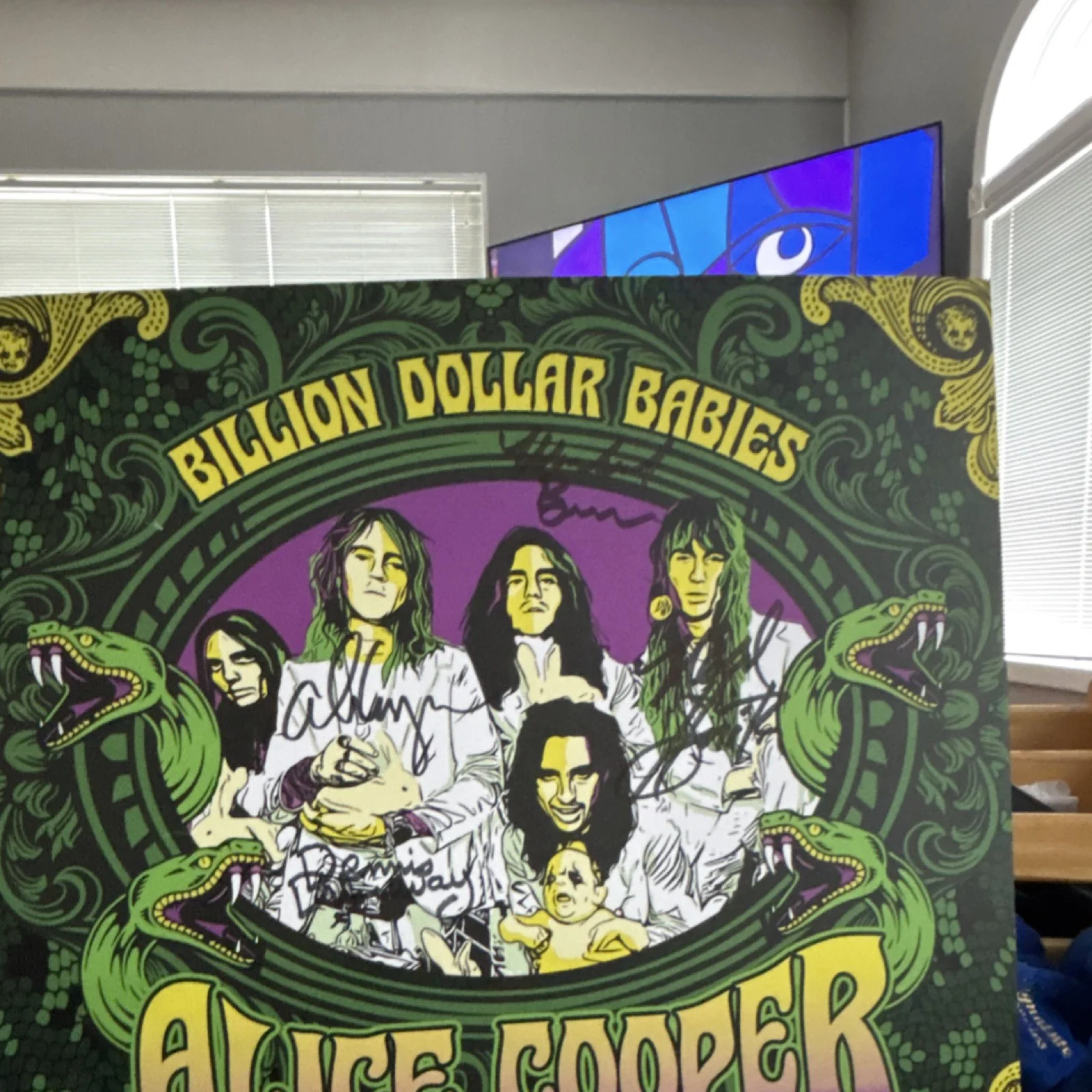 Alice Cooper Billion Dollar Babies Trillion Dollar signed insert 4 signatures, image 2