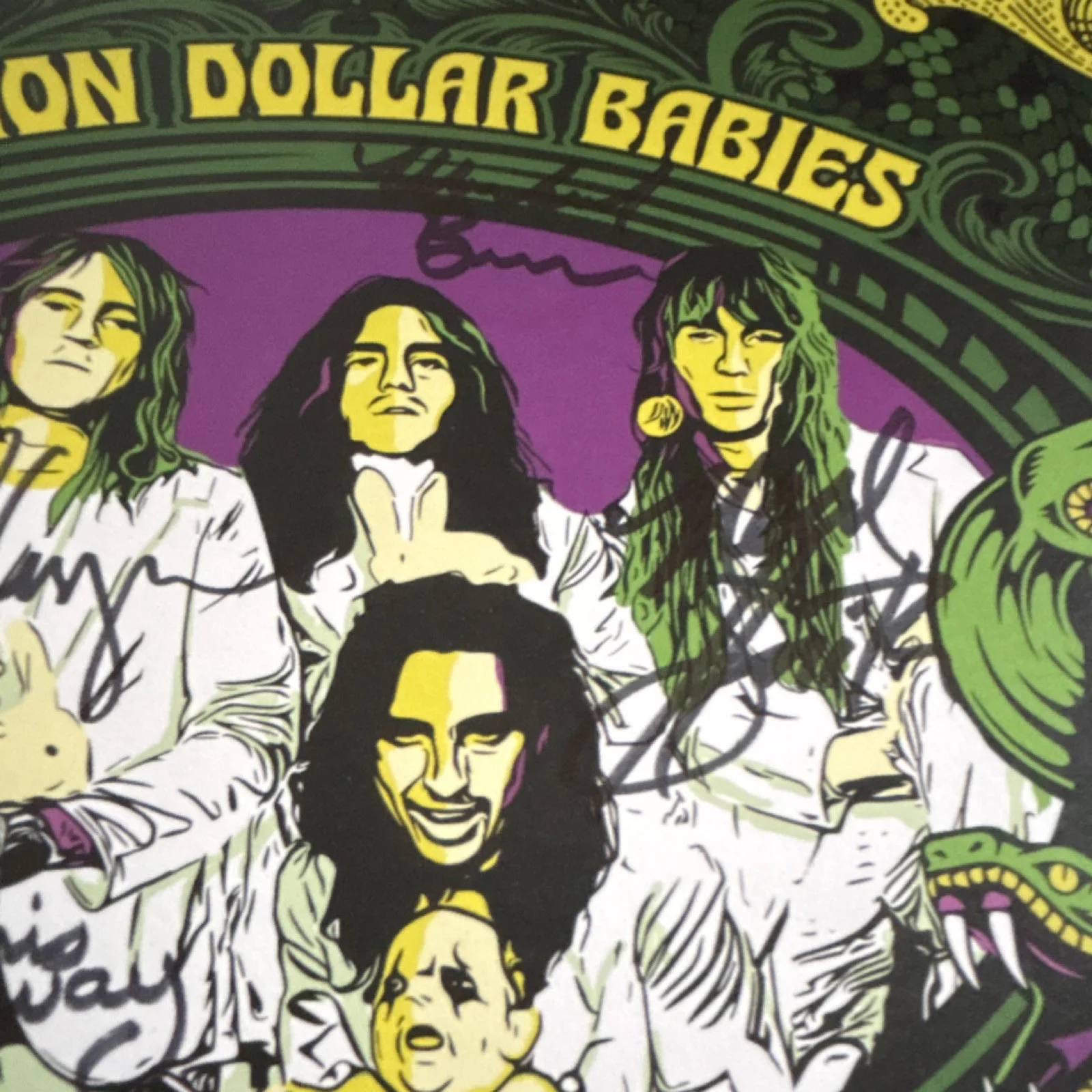 Alice Cooper Billion Dollar Babies Trillion Dollar signed insert 4 signatures, image 5
