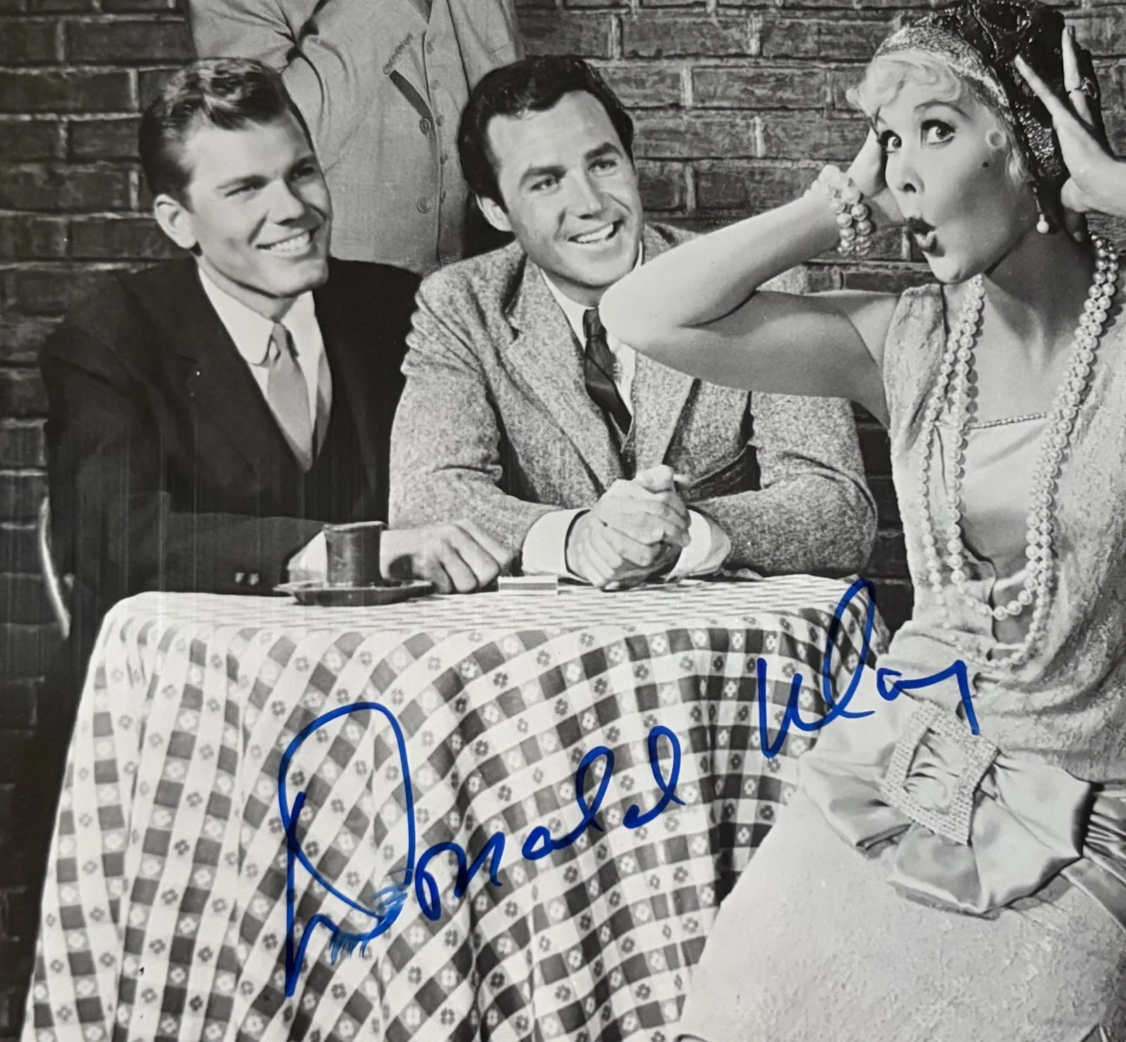 Donald May — Rare, The Roaring 20's TV Television Series, Early 1960's SIGNED by Donald May!, изображение 4