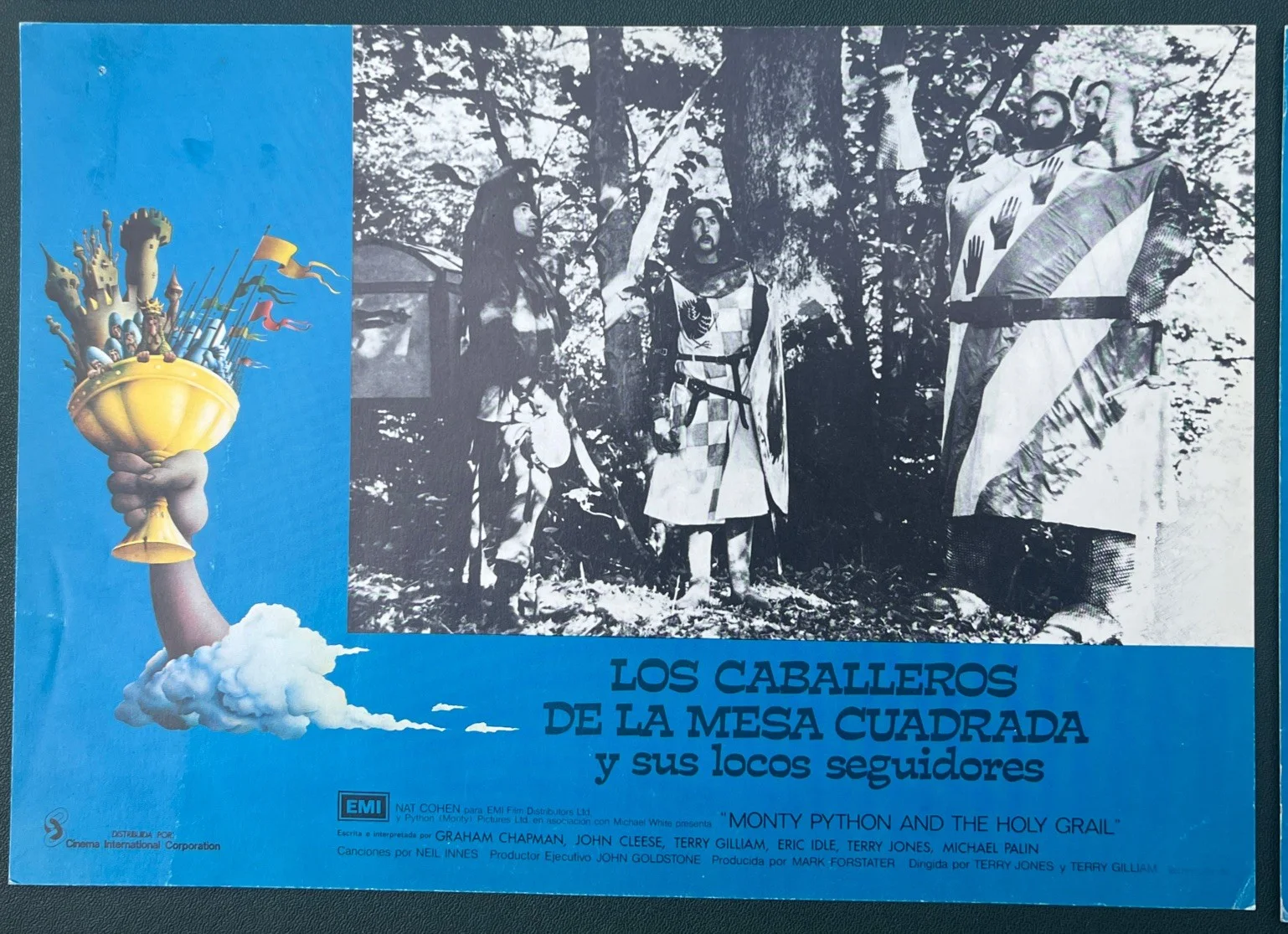 Monty Python & The Holy Grail Original Lobby Card set of 5, image 2