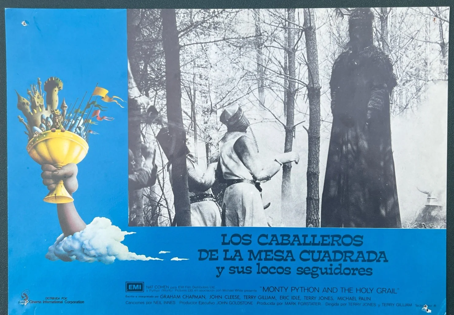 Monty Python & The Holy Grail Original Lobby Card set of 5, image 4