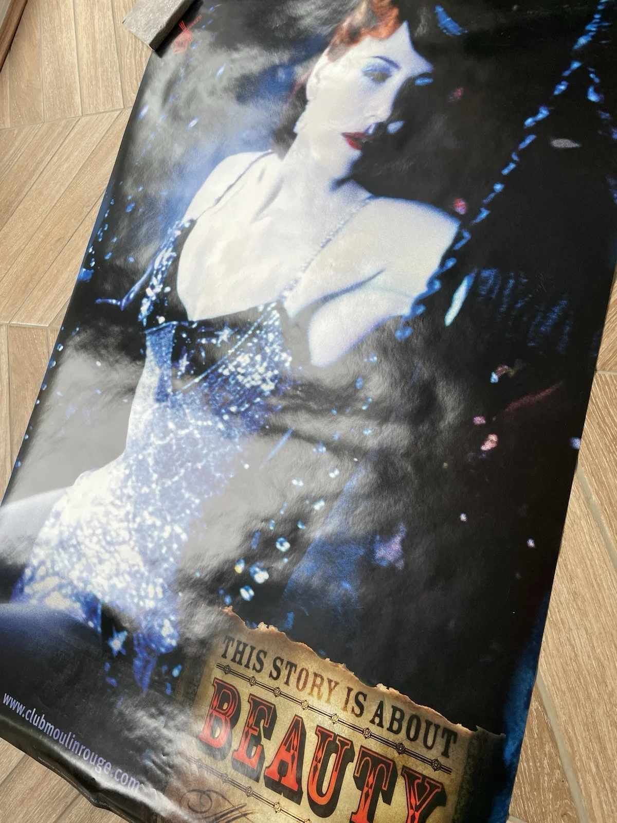Official Moulin rouge US One Sheet Advance Poster Rolled, image 3