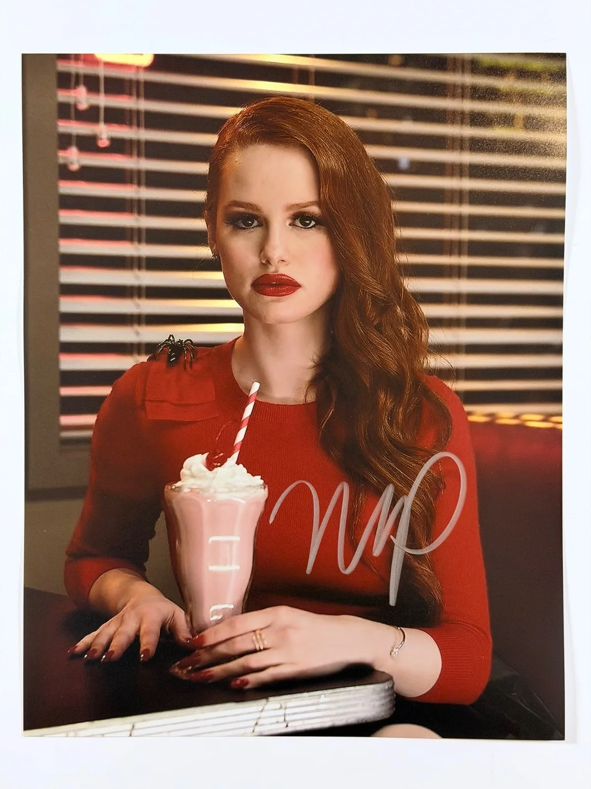 Madelaine Petsch — Madelaine Petsch Signed 8x10 Cheryl Blossom Riverdale Photo Autograph COA