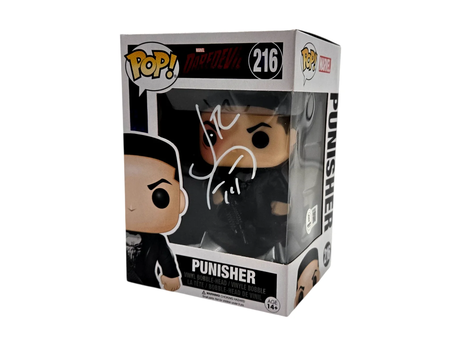 Jon Bernthal — Jon Bernthal Signed Funko Pop Punisher Daredevil Autograph #216 Beckett COA 904, изображение 2