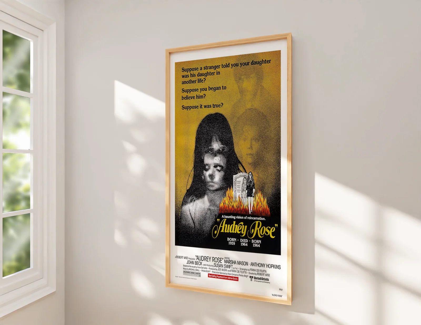 Audrey Rose 1977 Horror Fantasy Film - Restored 27.2" x 41" US One Sheet, изображение 2