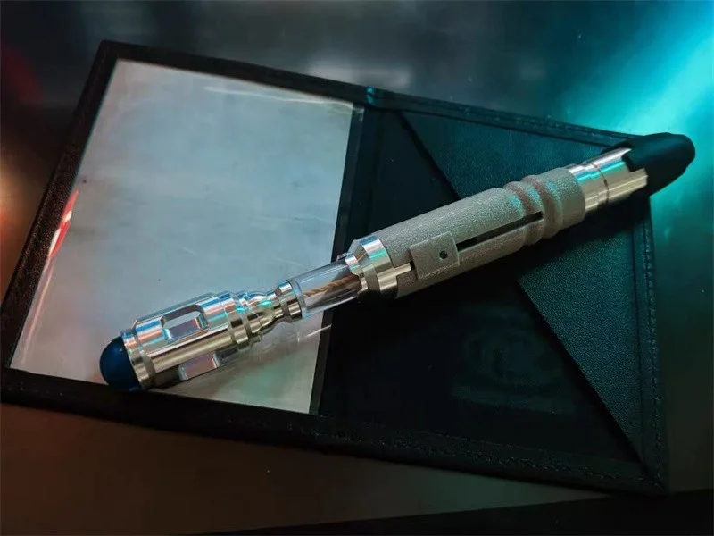 Doctor Who Master 10th Metal Sonic Screwdriver Scalable LED Prop Replica Gift UK, image 2