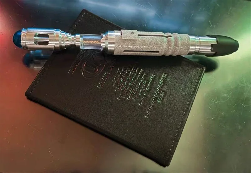 Doctor Who Master 10th Metal Sonic Screwdriver Scalable LED Prop Replica Gift UK, image 3