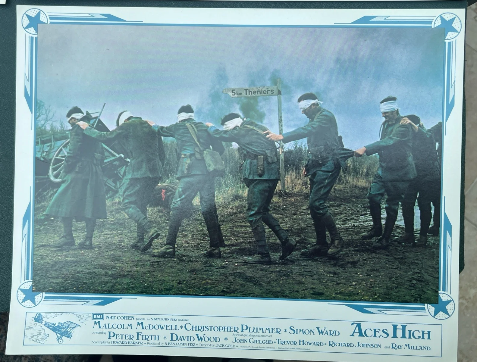 Aces High Original Lobby Card full set of 8 new, image 3