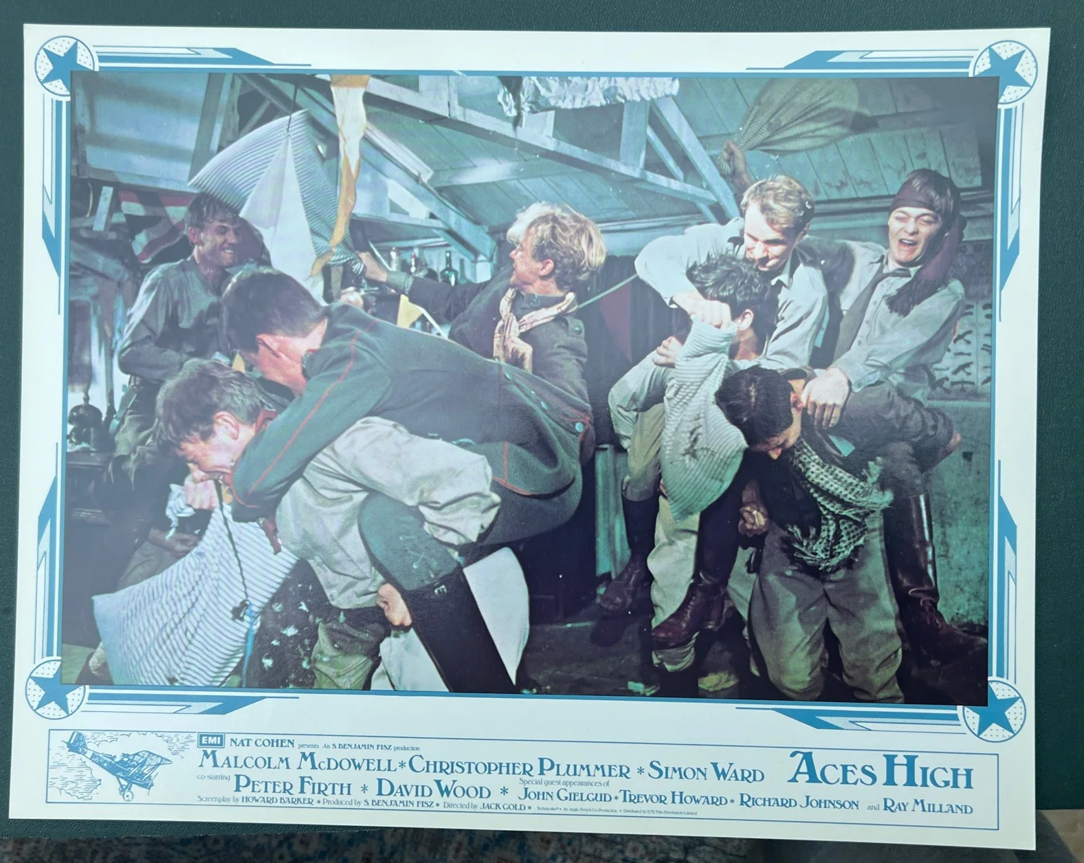 Aces High Original Lobby Card full set of 8 new, image 4