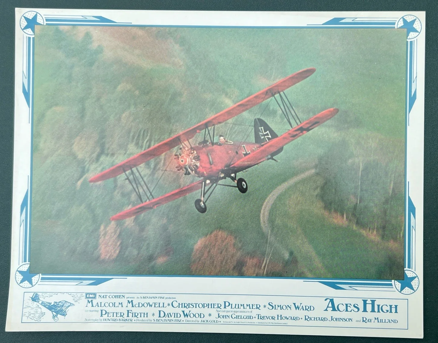 Aces High Original Lobby Card full set of 8 new, image 5