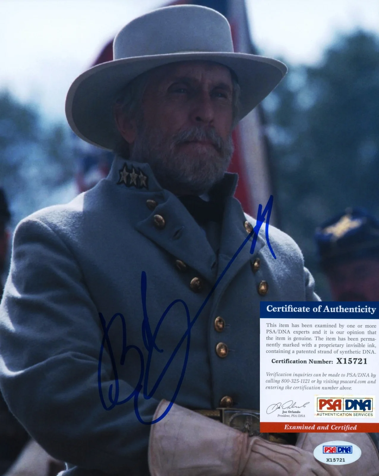 Robert Duvall — Robert Duvall Signed PSA/DNA COA Autographed 8X10 Robert E. Lee Photo Auto PSA, image 2
