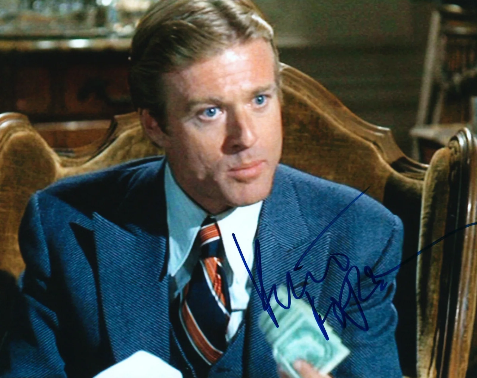 Robert Redford — Robert Redford Signed JSA LOA Autographed The Sting 8X10 Photo Autograph COA, image 2