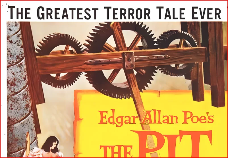 The Pit And The Pendulum 1961 Horror Film - Restored 27.2" x 41" US One Sheet, image 3