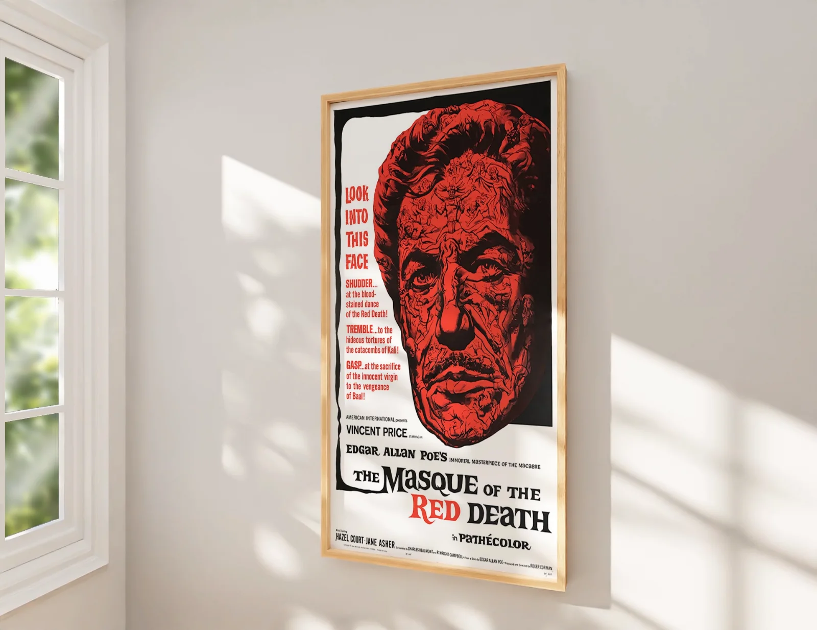 The Masque Of The Red Death 1964 Horror Film - Restored 27.2" x 41" US One Sheet, изображение 2