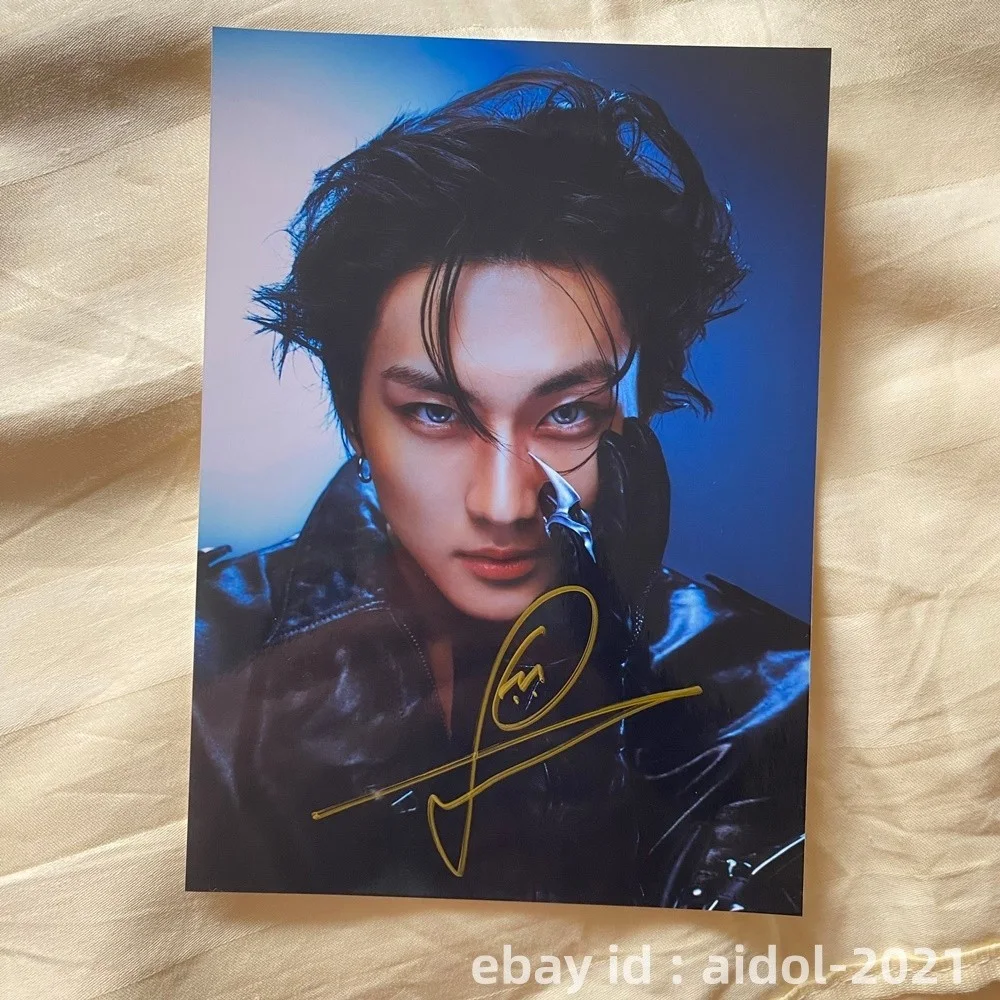 ENHYPEN Jungwon Autographed Photo THE SIN VANISH Still Knife K-POP 5*7 2026, изображение 3