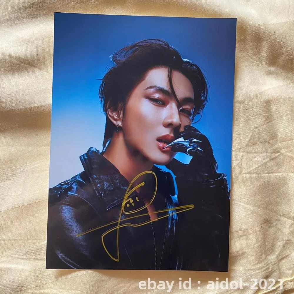 ENHYPEN Jungwon Autographed Photo THE SIN VANISH Still Knife K-POP 5*7 2026, изображение 4