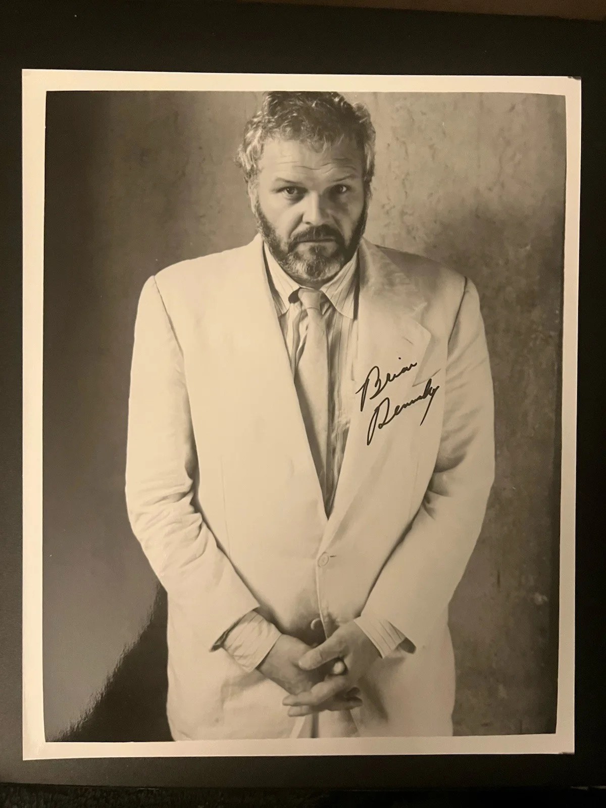 Brian Dennehy — Brian Dennehy ~ Autographed Photo ~ 8”x10” ~ 1988 ‘Best Seller’
