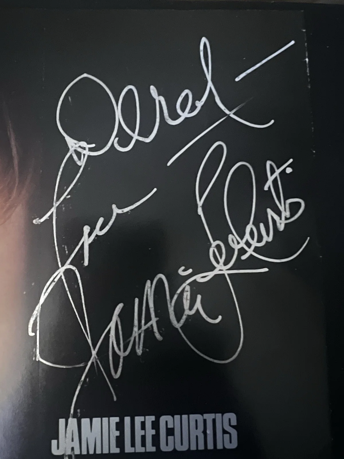 Jamie Lee Curtis — Jamie Lee Curtis ~ Signed Autographed ‘Blue Steel’ VHS Promotional Flyer - 1990, image 3