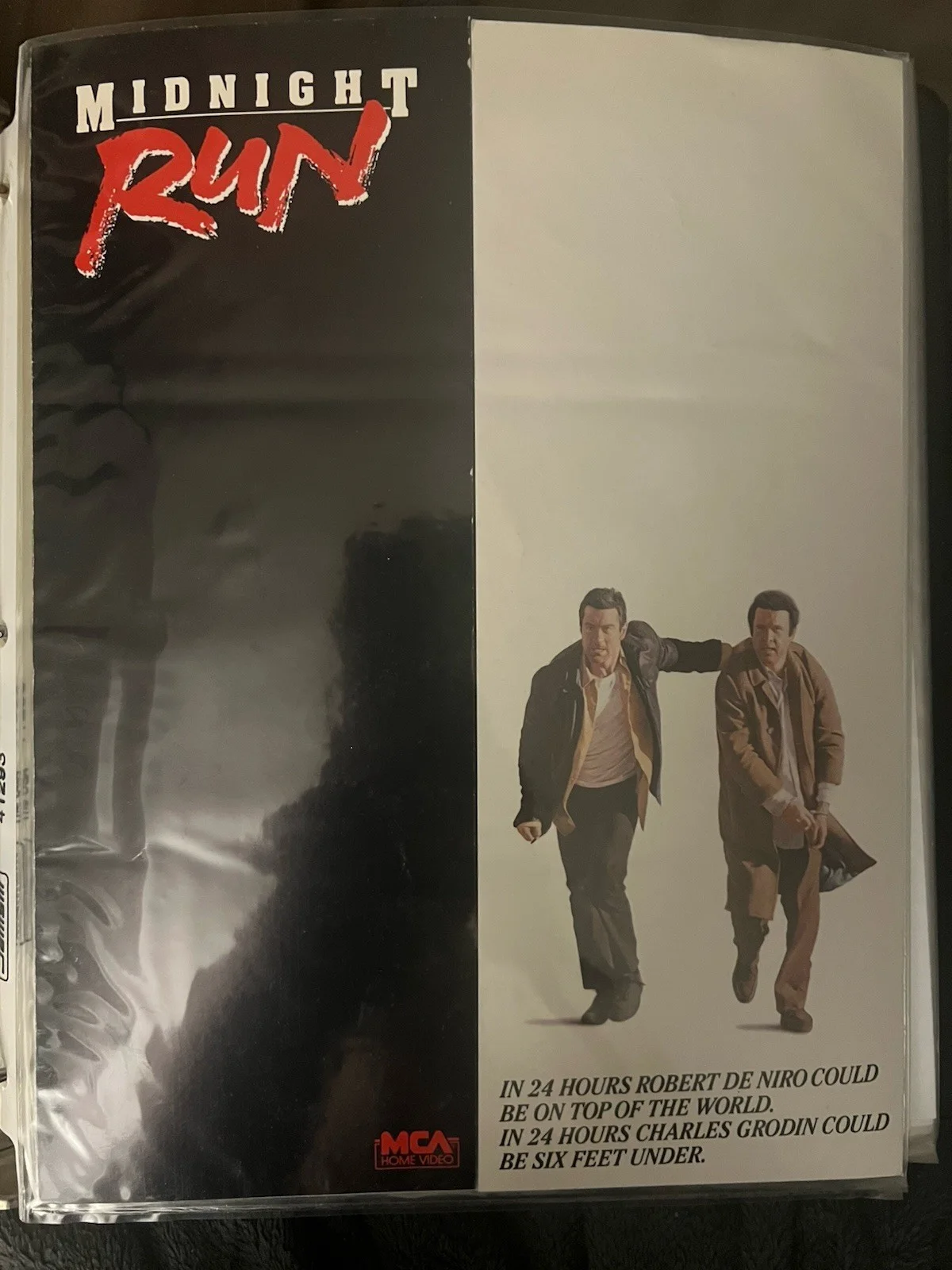 Robert DeNiro, Charles Grodin — ‘Midnight Run’ Robert DeNiro & Charles Grodin Signed By Both ~ VHS Promo Flyer, изображение 4