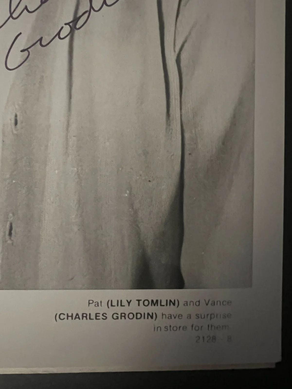 Charles Grodin — Charles Grodin ~ Autographed Photo ~ 8”x10” ~ 1980 ‘Incredible Shrinking Woman’, изображение 3