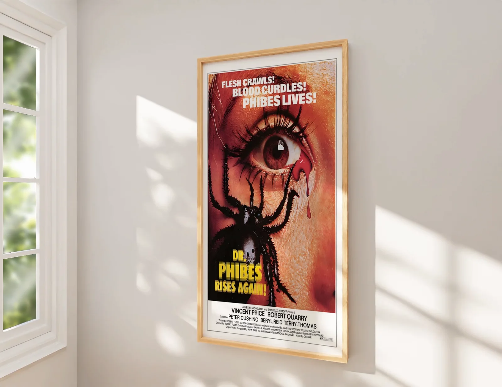 Dr Phibes Rises Again 1972 Horror Film - Restored 27.2" x 41" US One Sheet, изображение 2
