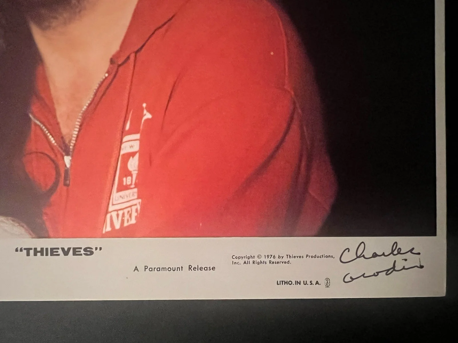 Charles Grodin — Charles Grodin ~ Autographed Photo ~ 8”x10” ~ 1976 ‘Thieves’ Paramount, image 2