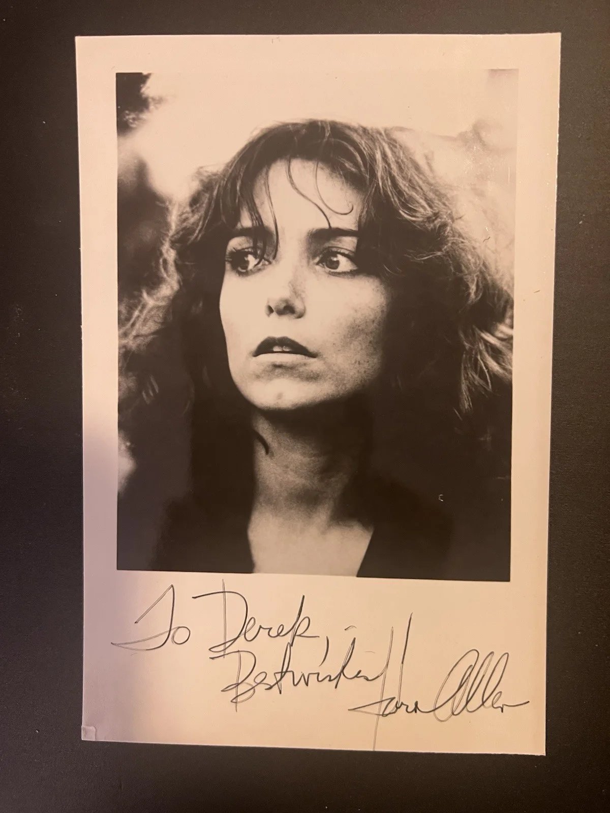 Karen Allen — Karen Allen ~ Signed Autographed Photo 4”x6” 1988-1989 ‘Starman’ ‘Indiana Jones’