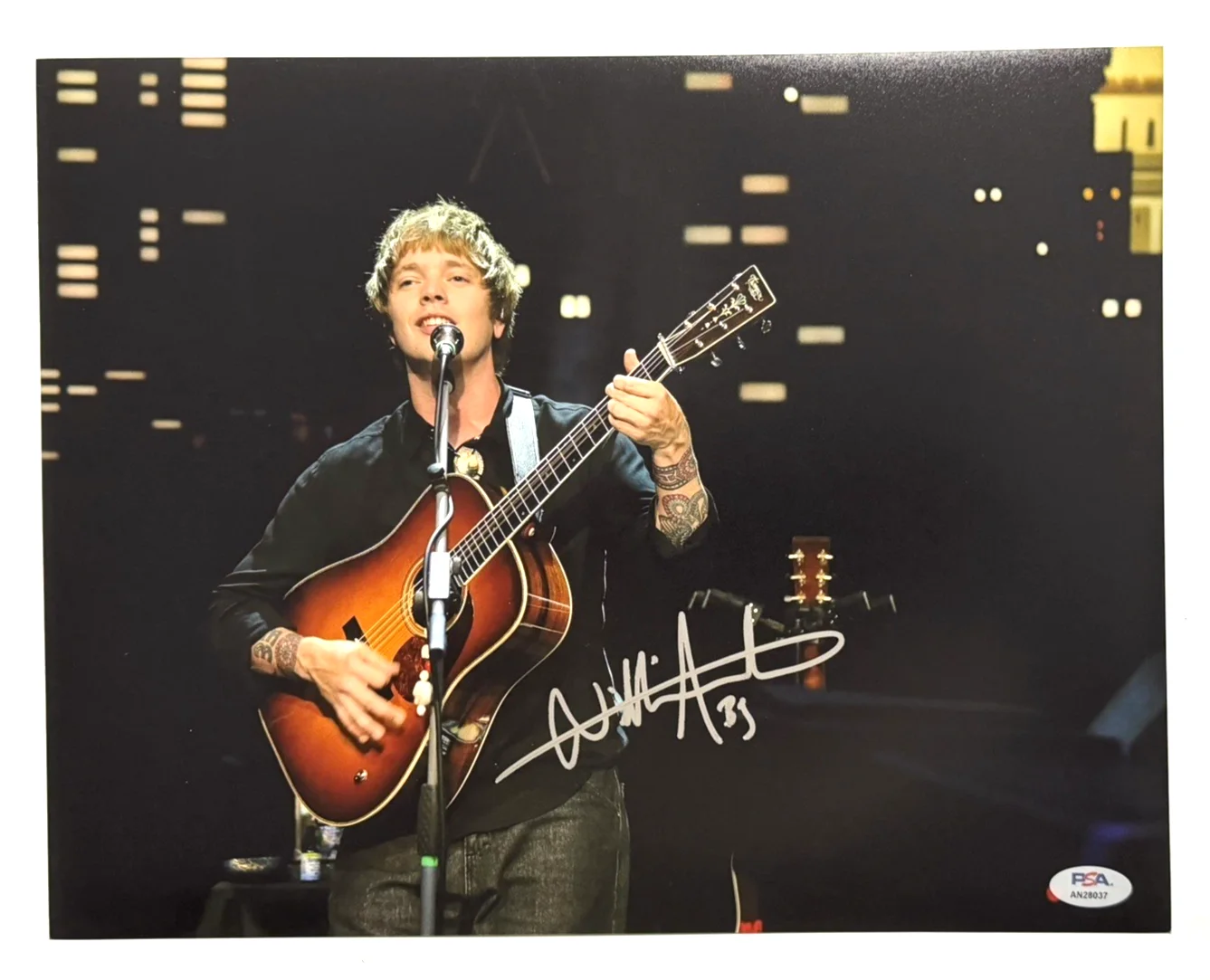 Billy Strings Signed 11x14 Photo Austin City Limits ACL Live 7/7/2021 PSA DNA, изображение 2