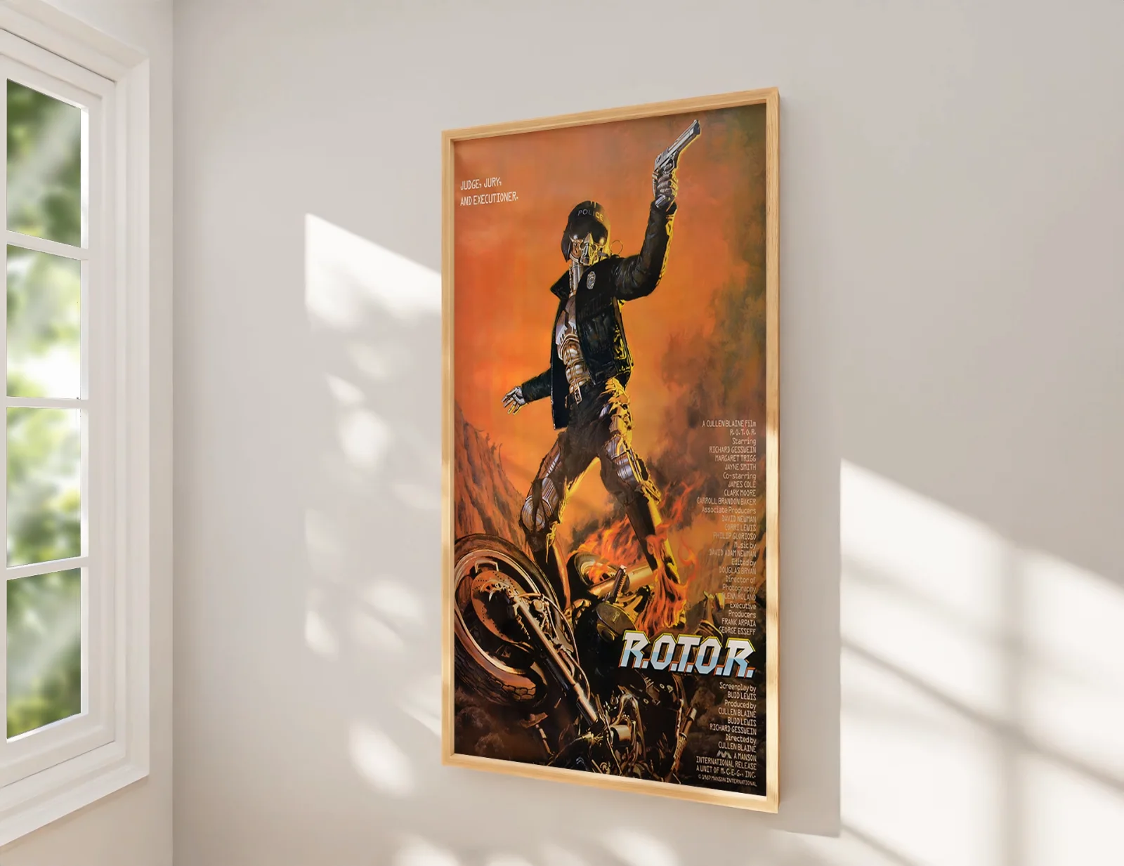 R.O.T.O.R. 1987 Sci-Fi Action Film - Restored 27.2" x 41" US One Sheet, image 2