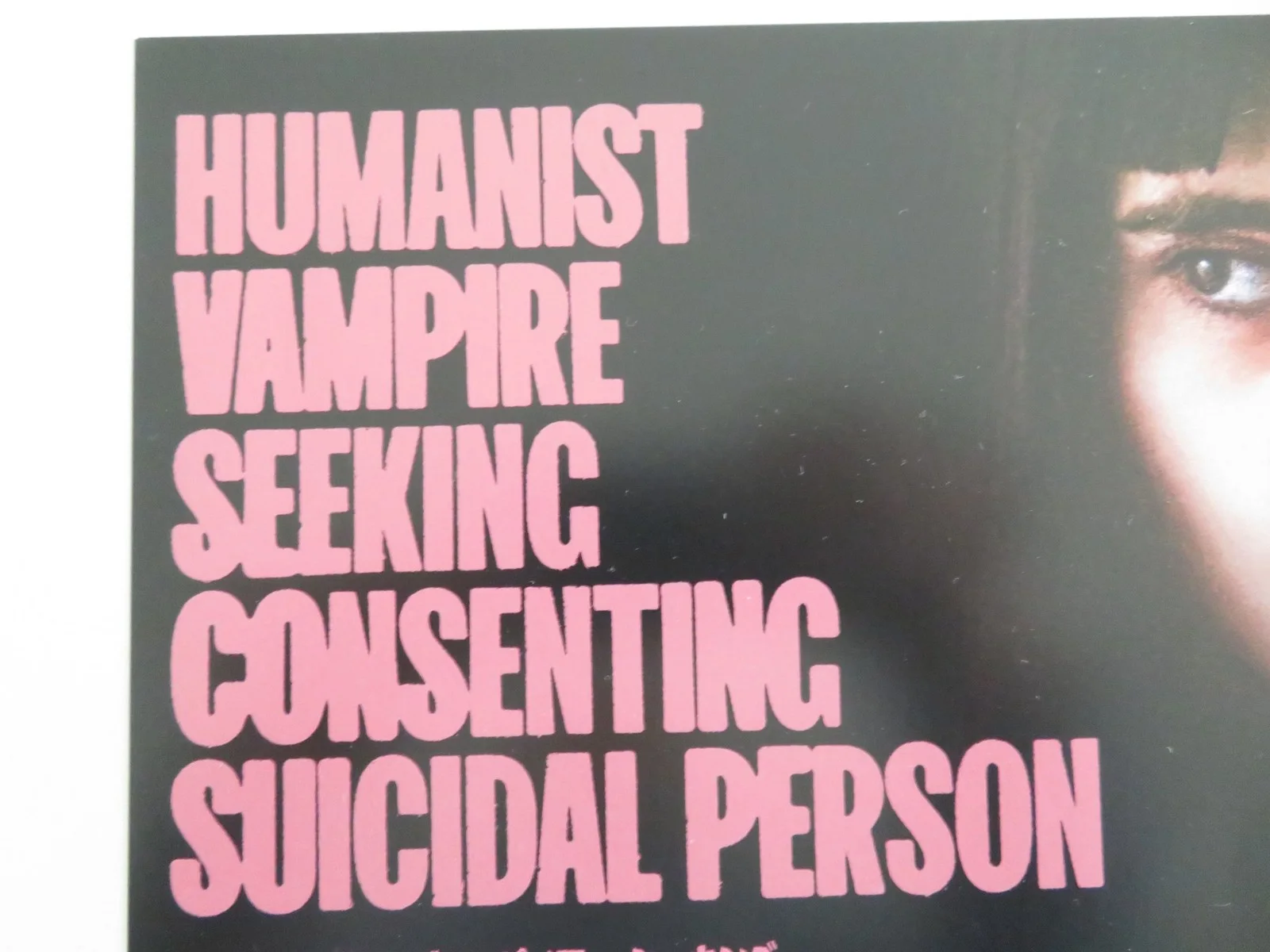 Humanist Vampire Seeking Consenting Suicidal. Japanese Chirashi (B5) Poster 2023, изображение 2