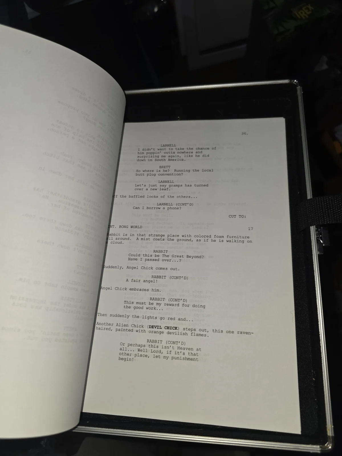 Elijah Wood, Sean Astin — Evil Bong 3d Signed Movie Script Won In A Raffle Years Ago, image 3
