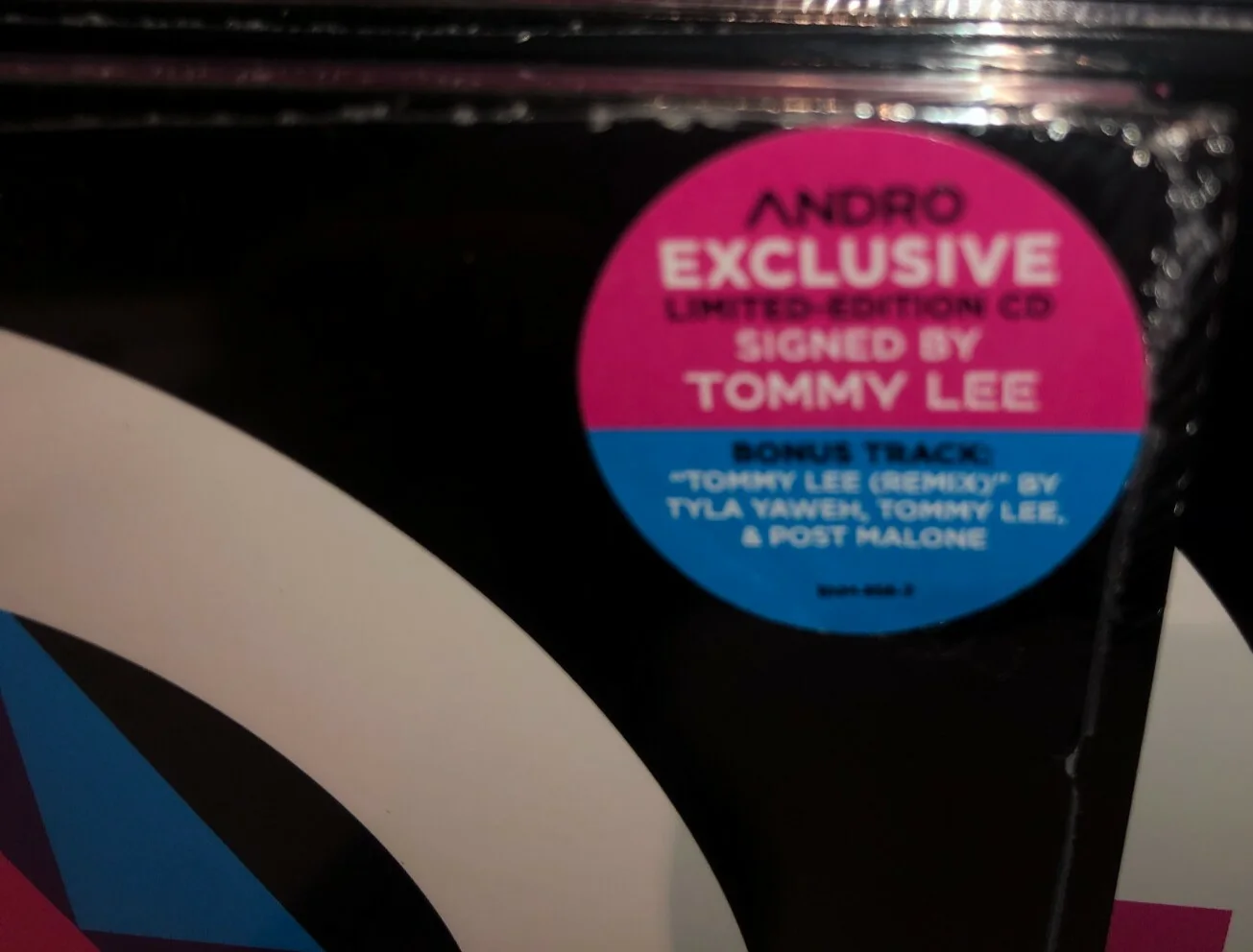 TOMMY LEE ANDRO SIGNED AUTOGRAPHED EXCLUSIVE CD Motley Crue Drummer SOLD out, изображение 2
