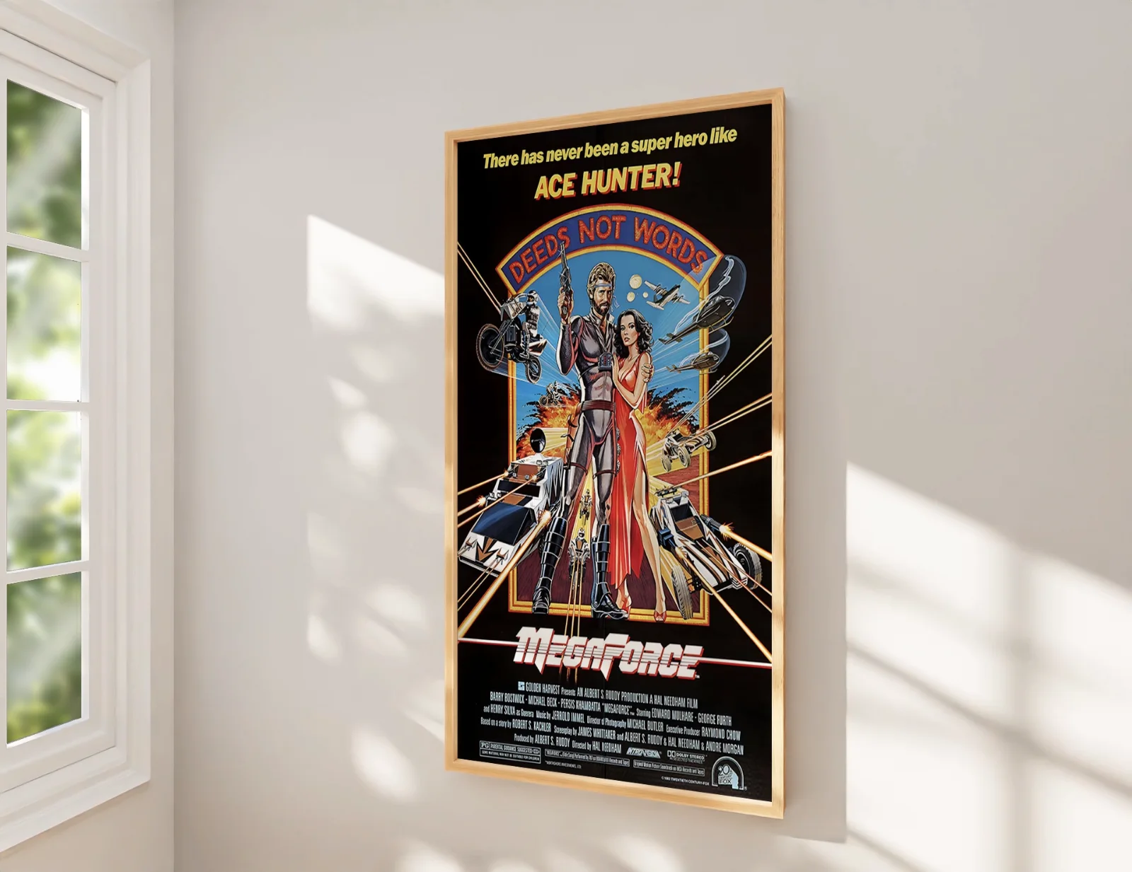 Megaforce 1982 Sci-Fi Action Film - Restored 27.2" x 41" US One Sheet, image 2