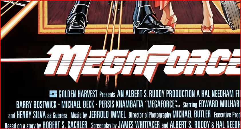 Megaforce 1982 Sci-Fi Action Film - Restored 27.2" x 41" US One Sheet, image 5